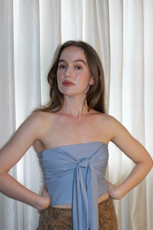 Multi Way Tube Top - Baby Blue